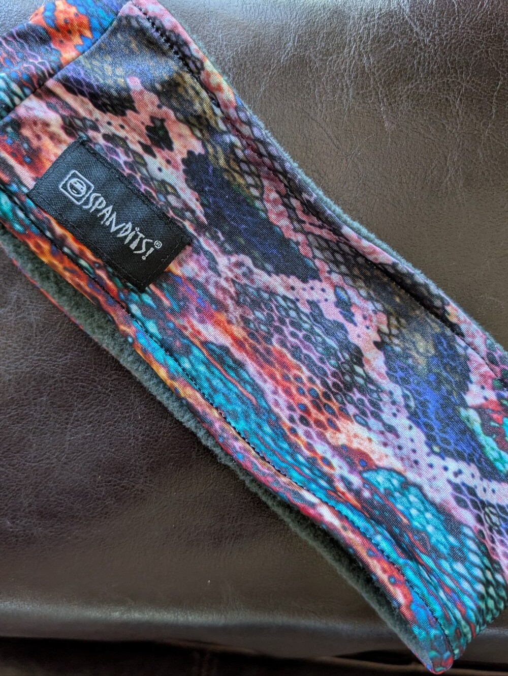 Spandits! Multicolor Women’s Fleece Lined Headband Made In Maine - Like New